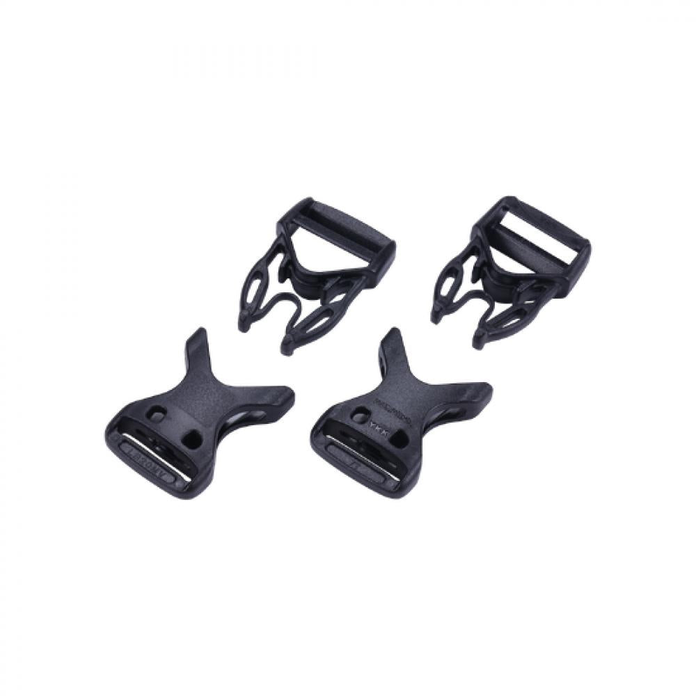 buckle sets Front Fellow/SideKick (2 male, 2 female) 20mm 20mm schwarz
