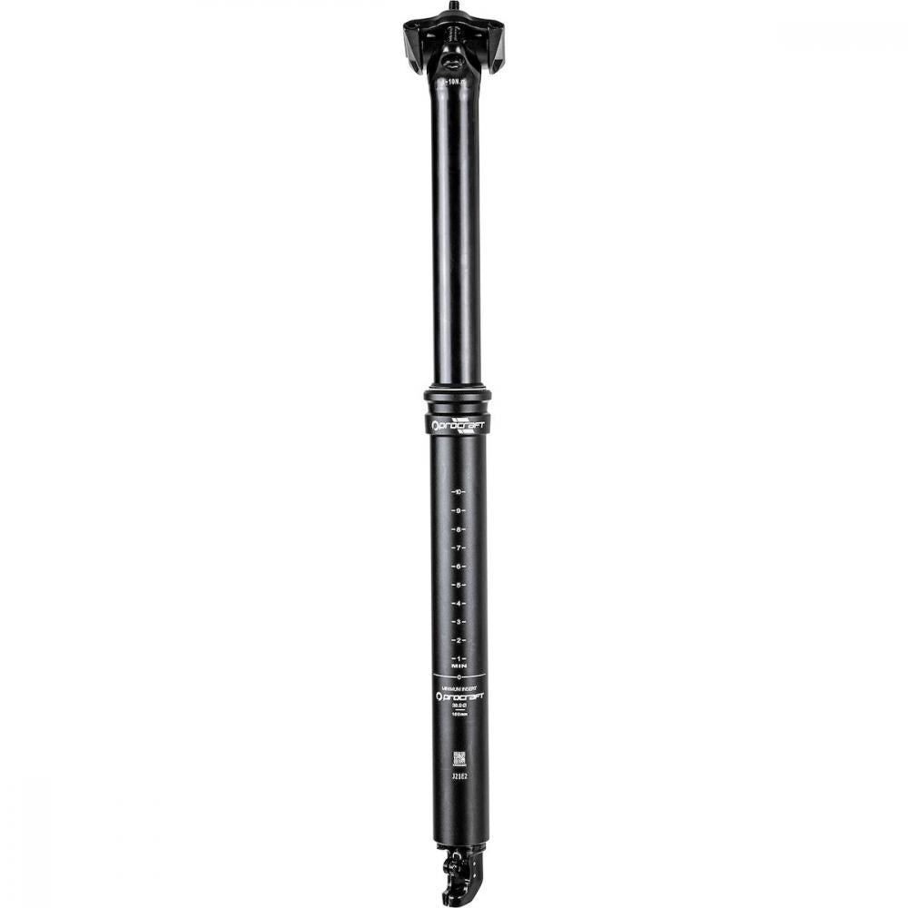 Procraft Vario-Sattelstütze Drop Pro 30,9 x 559 mm Schwarz - präzise Absenkung mit Remote