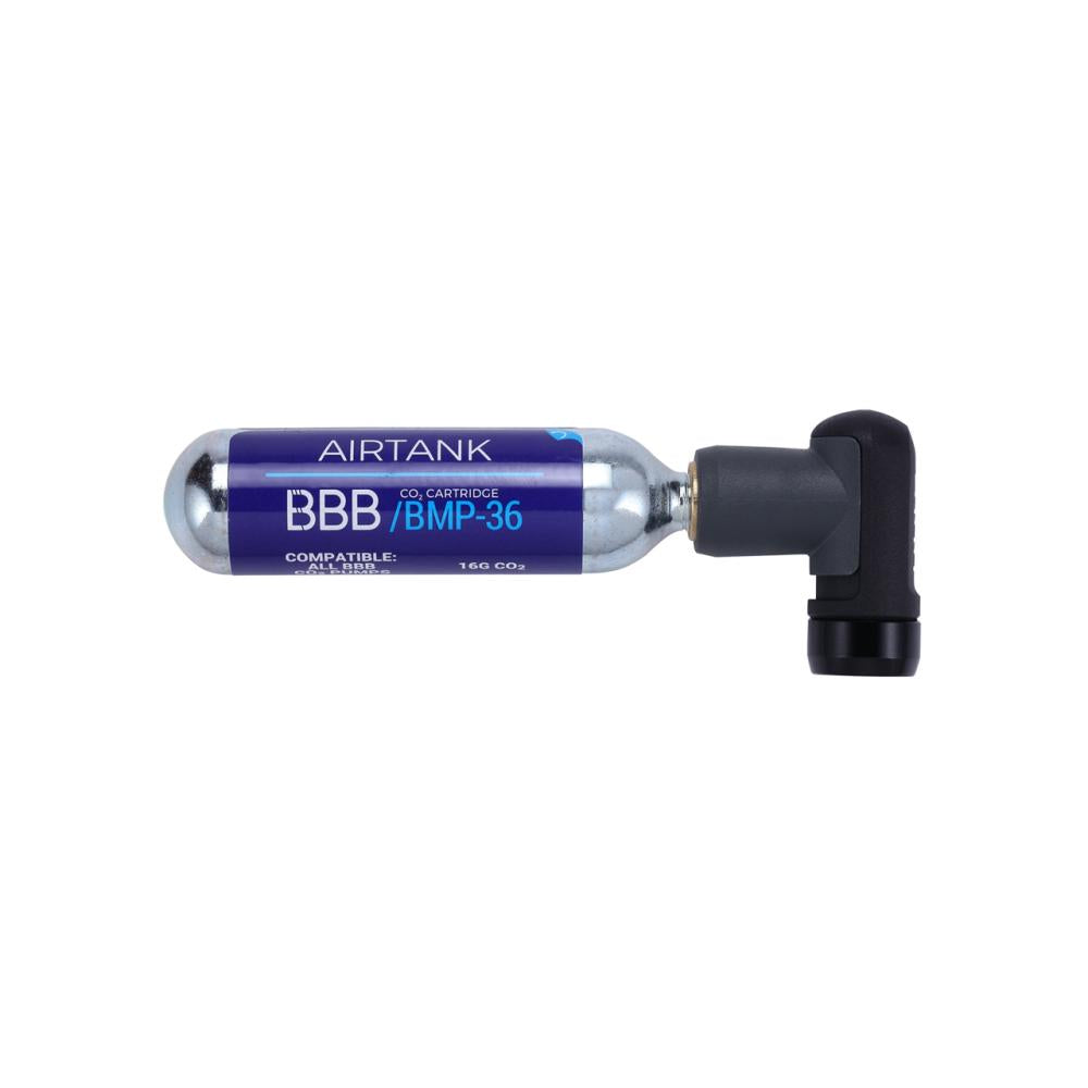 BBB Cycling BBB minipomp Co2 AirPush schwarz One Size schwarz - schnelle CO2-Reifenbefüllung