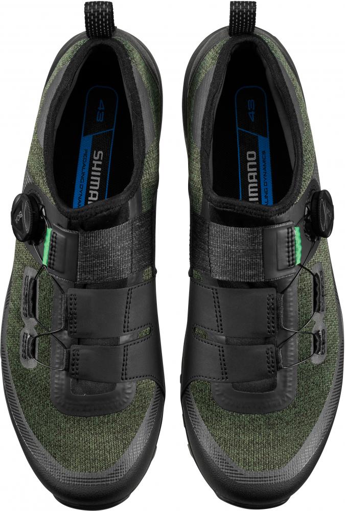 SHIMANO Fahrradschuhe ET701 Herren/Damen MTB FLATPEDAL Größe 40 Fahrradschuhe Grün