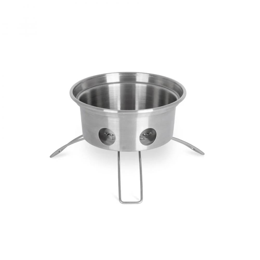Petromax Feuerkanne Edelstahl 1,5 l  Autarker Outdoor-Wasserkocher mit Doppelwand, schneller Erhitzung durch Kamineffekt, ideal für Camping und Trekking