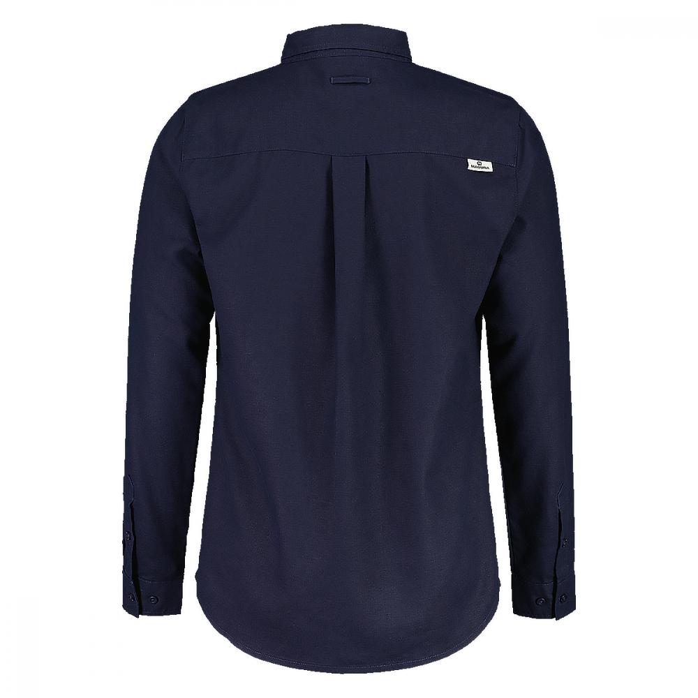 MAGURA Night Blue Shirt highfivemtns, L Blue - funktionelles Freizeit- und Bike-Hemd