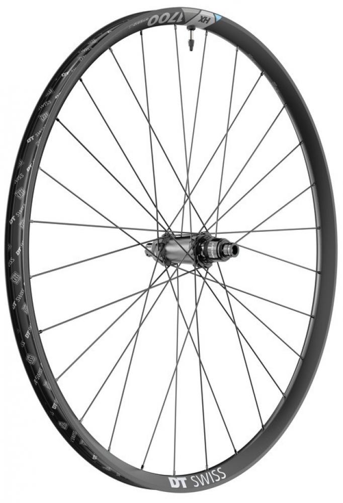 DT Swiss Laufrad HX 1700 SPLINE LS 622 x 30 mm Schwarz - leichtes Hybrid-eMTB Hinterrad