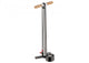 LEZYNE, Pumpen, High End Standpumpe, ALLOY FLOOR DRIVE, silber glänzend, Aluminium, Stahlkolben u. zylinder, Holzgriff, ABS 1 PRO Chuck Ventilaufsatz ermöglicht verlustfreies Aufpumpen von Schrader und Prestaventilen, 3,5 Analoganzeige, SV / AV, 220psi