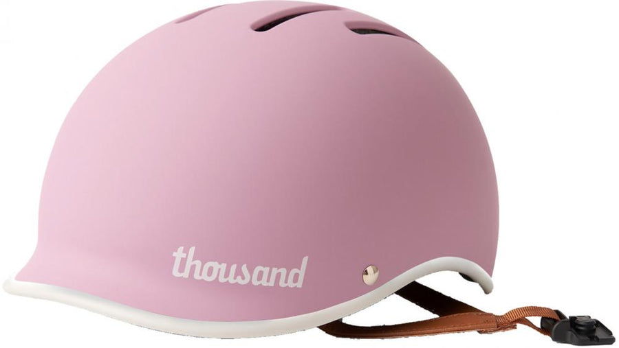 Thousand Heritage 2.0 Petal Pink M Fahrradhelm - Vintage Design, ABS-Hartschale, EPS-Innenschale, 7 Belüftungsöffnungen, Magnetverschluss, Größe 57-59 cm