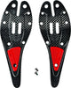 Sidi Sohle SRS Carbon 38-40.5 Schwarz/rot - leichte MTB-Ersatzsohle mit Top-Grip