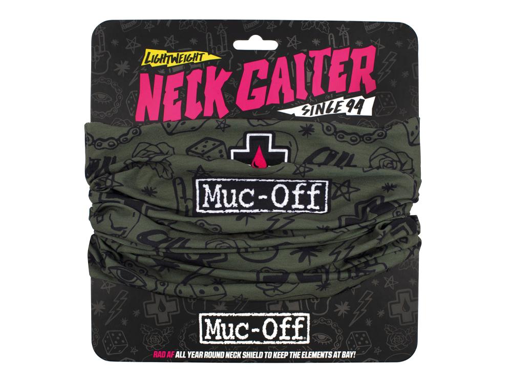 Muc Off Lightweight Neck Gaiter, Punk/Green