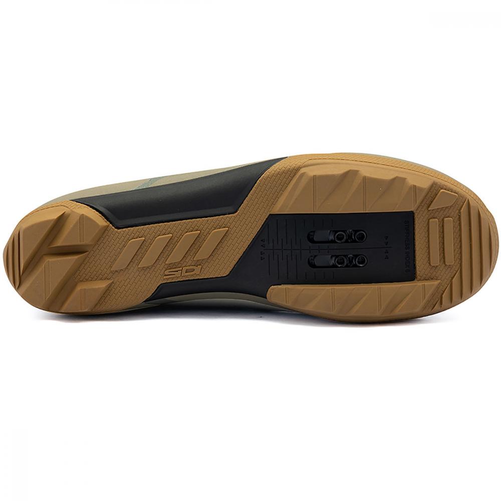 SIDI Asper Laces GR1NC Military Gravel-Schuhe Gr. 43 - Mikrofaser, Steifigkeit 6, Millenium Fit, Impact-Schutz