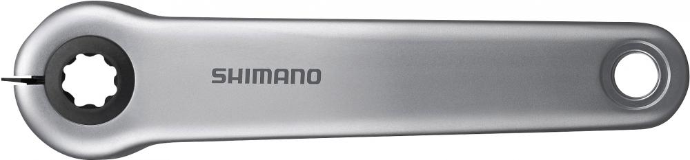 SHIMANO Kurbelarmset E-BIKE SYSTEMS FC-E6100 - 175 mm, Silber