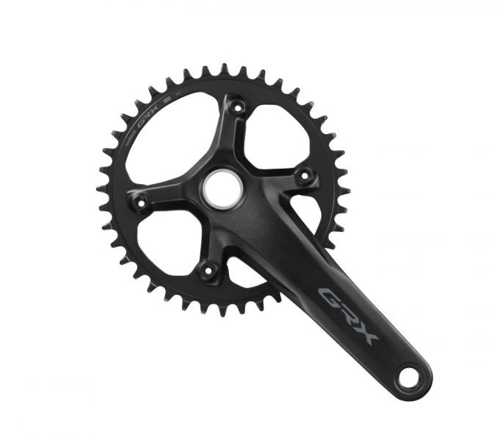 SHIMANO Kurbelgarnitur GRX FC-RX610-1 170 mm 40 Zähne - robustes 1-fach Gravel-Antriebssystem