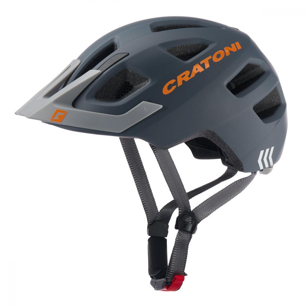 Cratoni Fahrradhelm Maxster Pro Kid stone matt S/M 51 bis 56cm