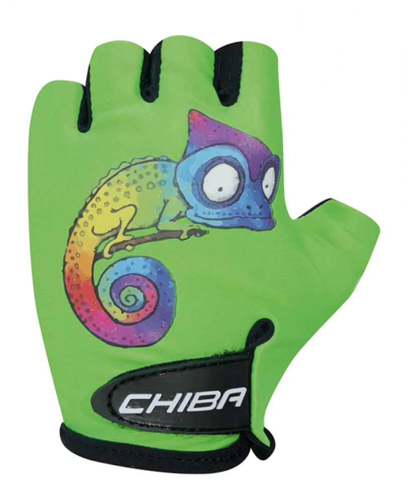 CHIBA Cool Kids - Kinder Fahrradhandschuhe S, Chameleon, Griptec-Innenhand