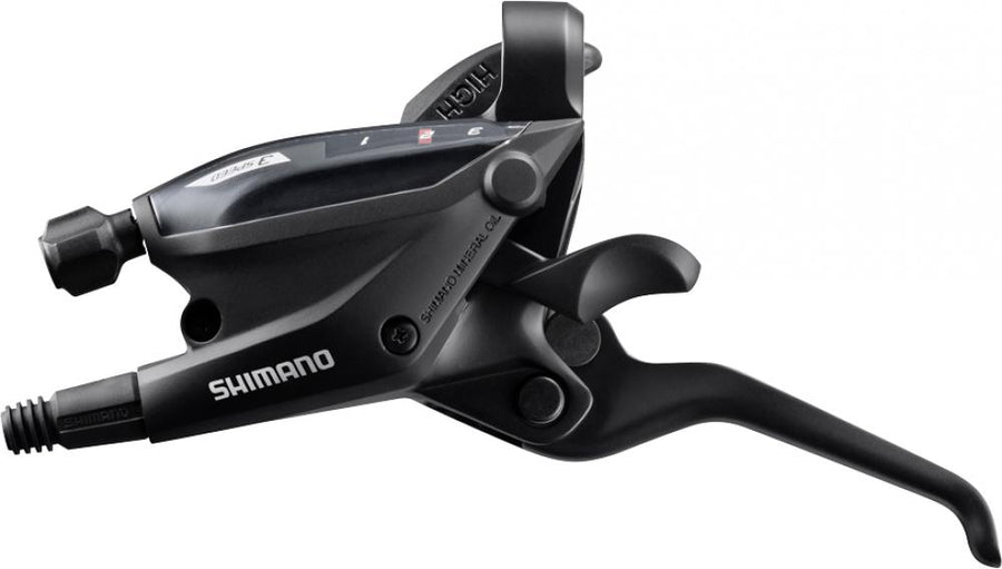 SHIMANO Schalt-/Bremshebel ST-EF505 3-fach Links 3 Finger - 3-fach, Schwarz