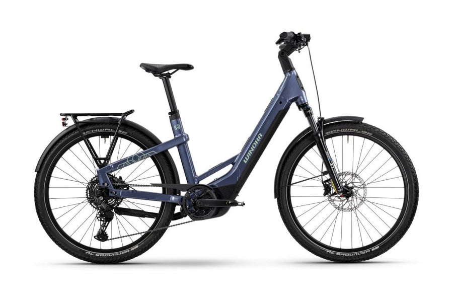 WINORA YAKUN X10E Low 600 Wh - M/47 night purple glossy
