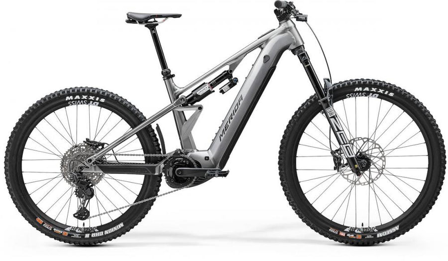 Merida eONE-EIGHTY 900 I1 glossy gunmetal S Grau - leistungsstarkes E-MTB für anspruchsvolle Trails
