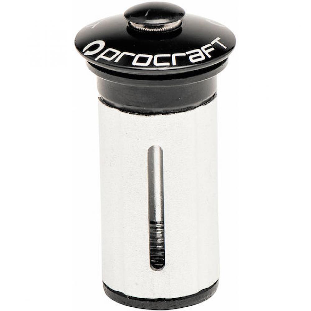 Procraft Kompressor Kralle 1 1/8 Zoll x 25 mm schwarz, Expander für Gabelschaft als Ersatz für Krallenmutter.