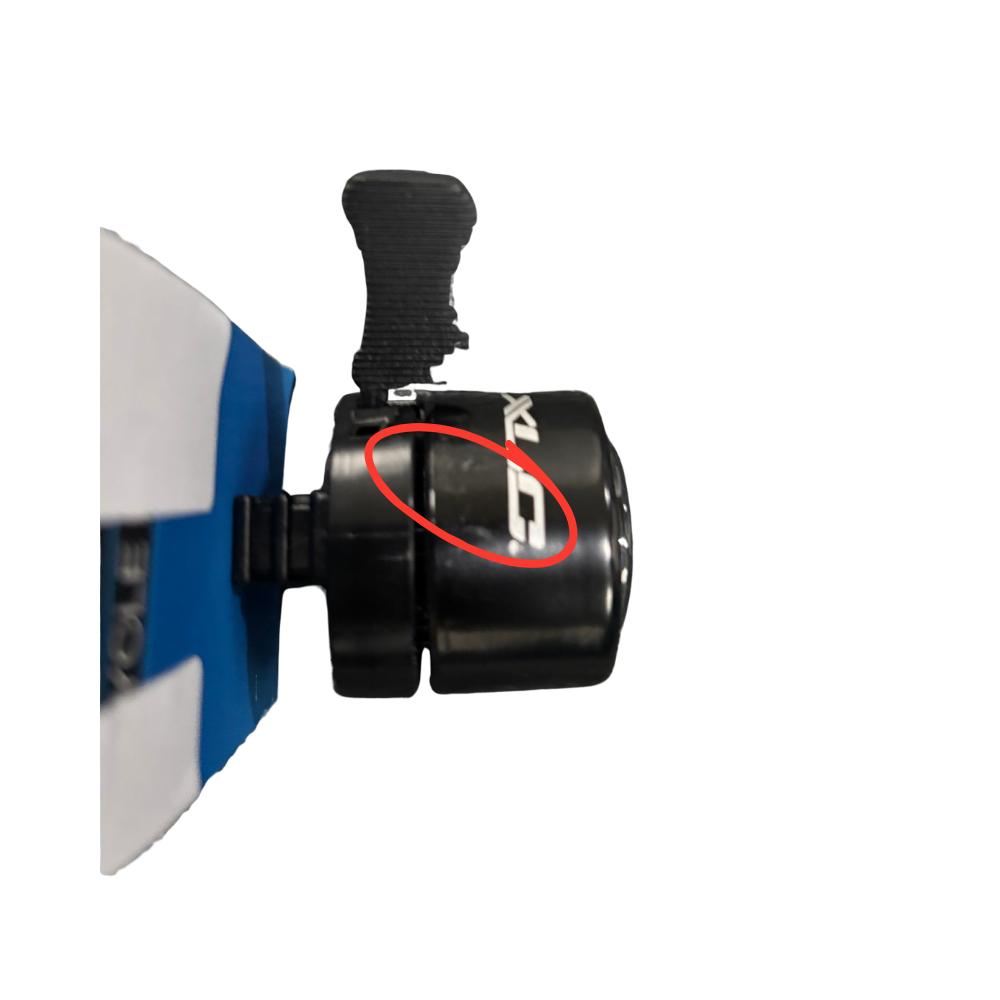 Retoure: XLC Miniklingel mit Kompass DD-M36, schwarz, Aluminium, Ø 40 mm, passend für Lenkerdurchmesser 22,2/25,4 mm, integrierter Kompass, kompakt und leicht, klare Klangqualität