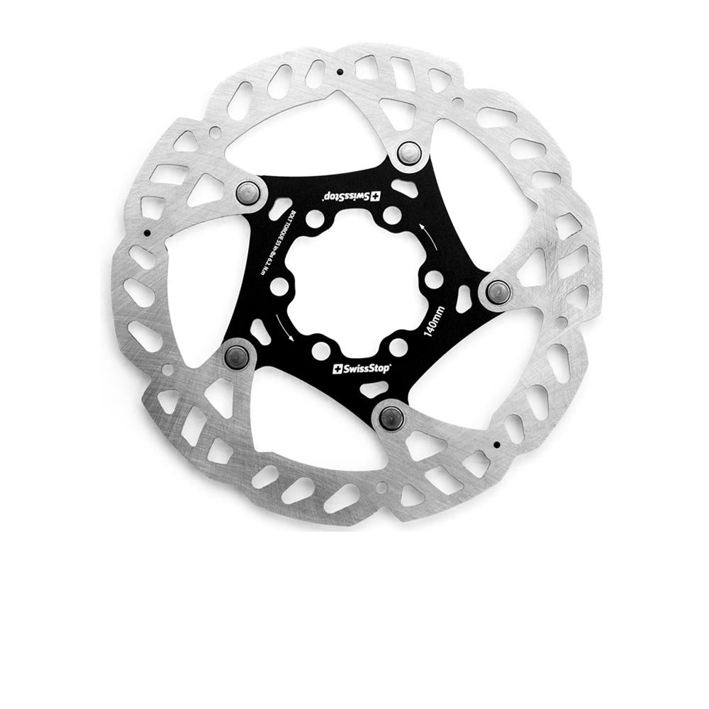 SwissStop Catalyst 6-Bolt Disc Rotor 180 mm Rot - Kraftvolle Bremsscheibe mit Verschleißindikatoren