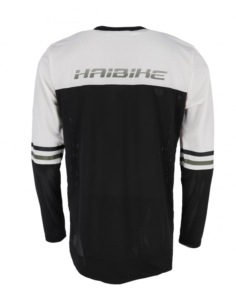 Haibike Hochries Freeride Langarmshirt - Größe M, schwarz/multi