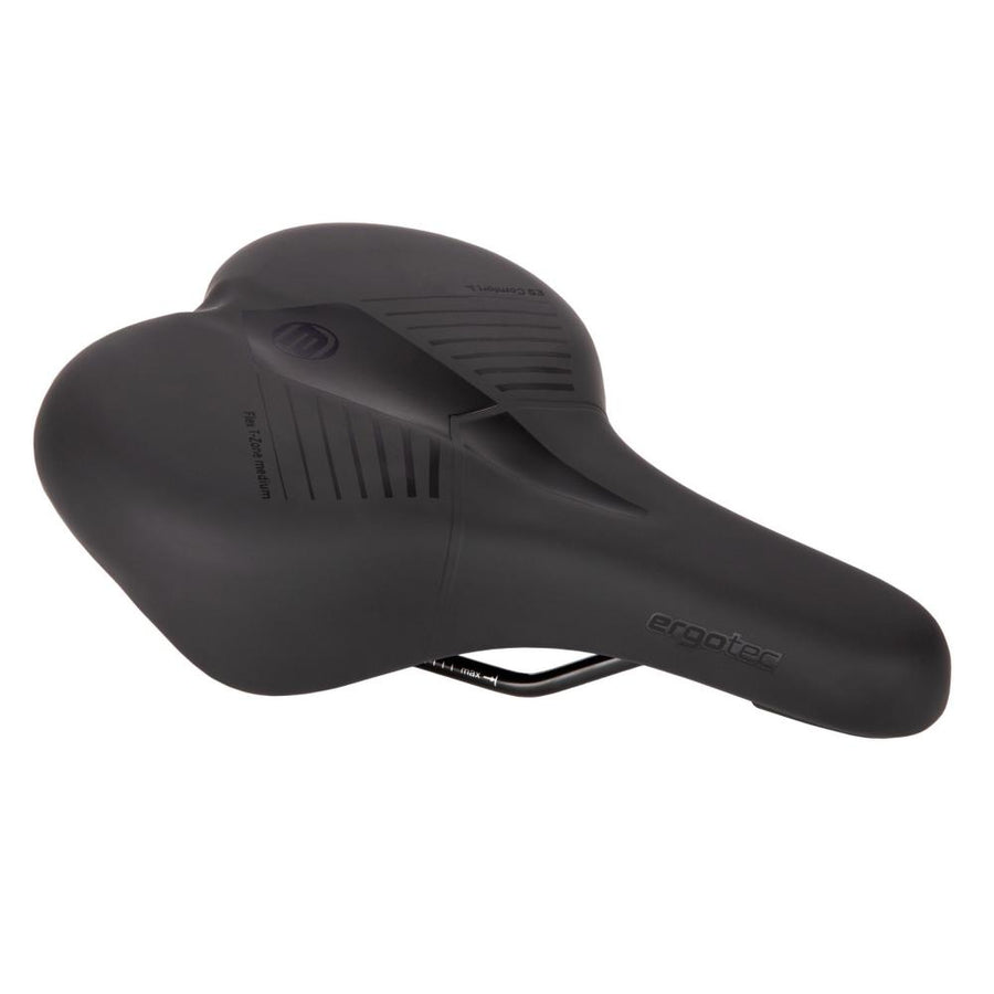 Ergotec Sattel Comfort L medium 265 x 206mm - Komfortabler Fahrradsattel für Cityräder