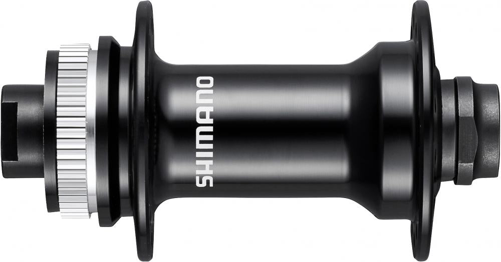 SHIMANO Vorderradnabe HB-RS470 Center-Lock 28 Loch Steckachse E-Thru - 100x12 mm, 12 mm, Schwarz