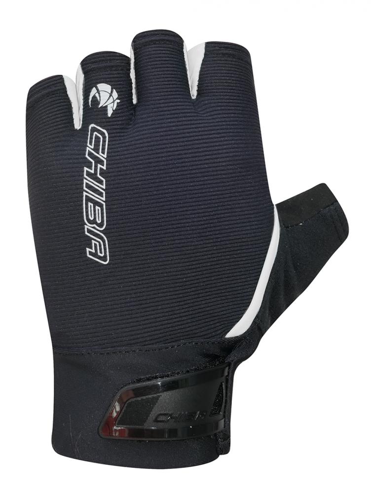 CHIBA Lady Superlight - Radhandschuhe Damen, kurz, schwarz, Größe L, atmungsaktiv