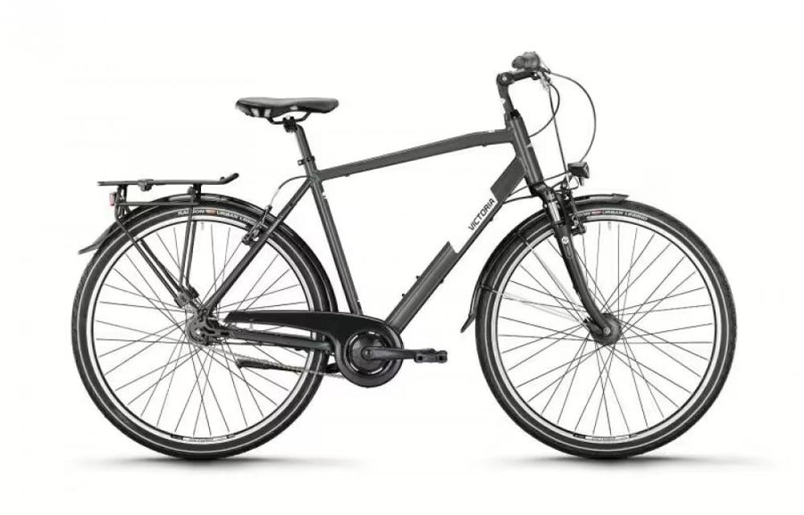 VICTORIA Trekkingrad "TREQANA 1" (#1), Diamant, 28", carbonite grey, 7-Gang SHIMANO "Nexus" RBN, 48 cm / S