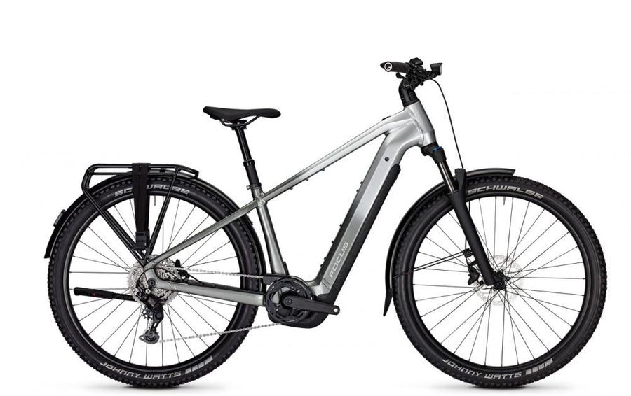 Focus AVENTURA² 6.7 E-Trekkingbike - 29 Zoll, Bosch Performance, 600 Wh, Diamant, Shimano Cues 9-fach, Silver