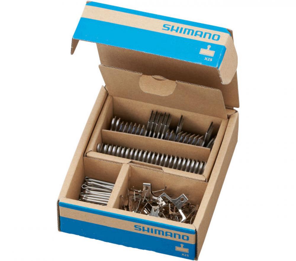 SHIMANO 25 Paar Werkstattpackung Scheibenbremsbelag G05A-RX Resin Aluträger Scheibenbremsbelag