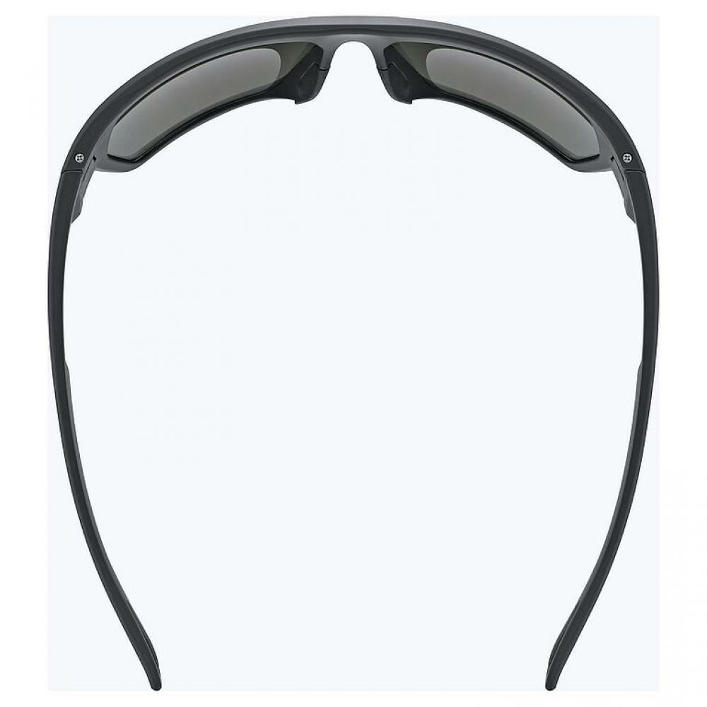 UVEX Sportstyle 238 Sonnenbrille black matt - Leichte, sportliche Brille mit UV-Schutz und verspiegelten Gläsern für optimalen Blendschutz