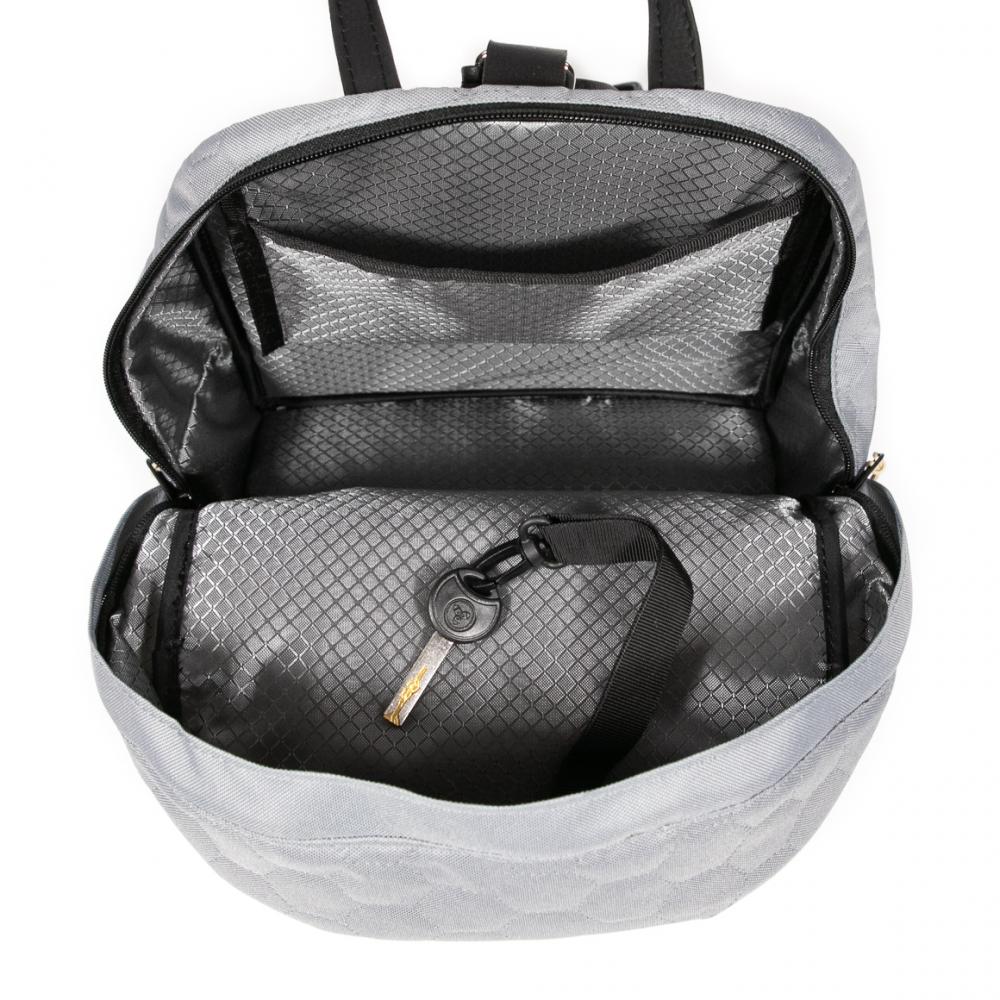 Haberland Bella Rucksack-Lenkertasche 7 l - schwarz/grau