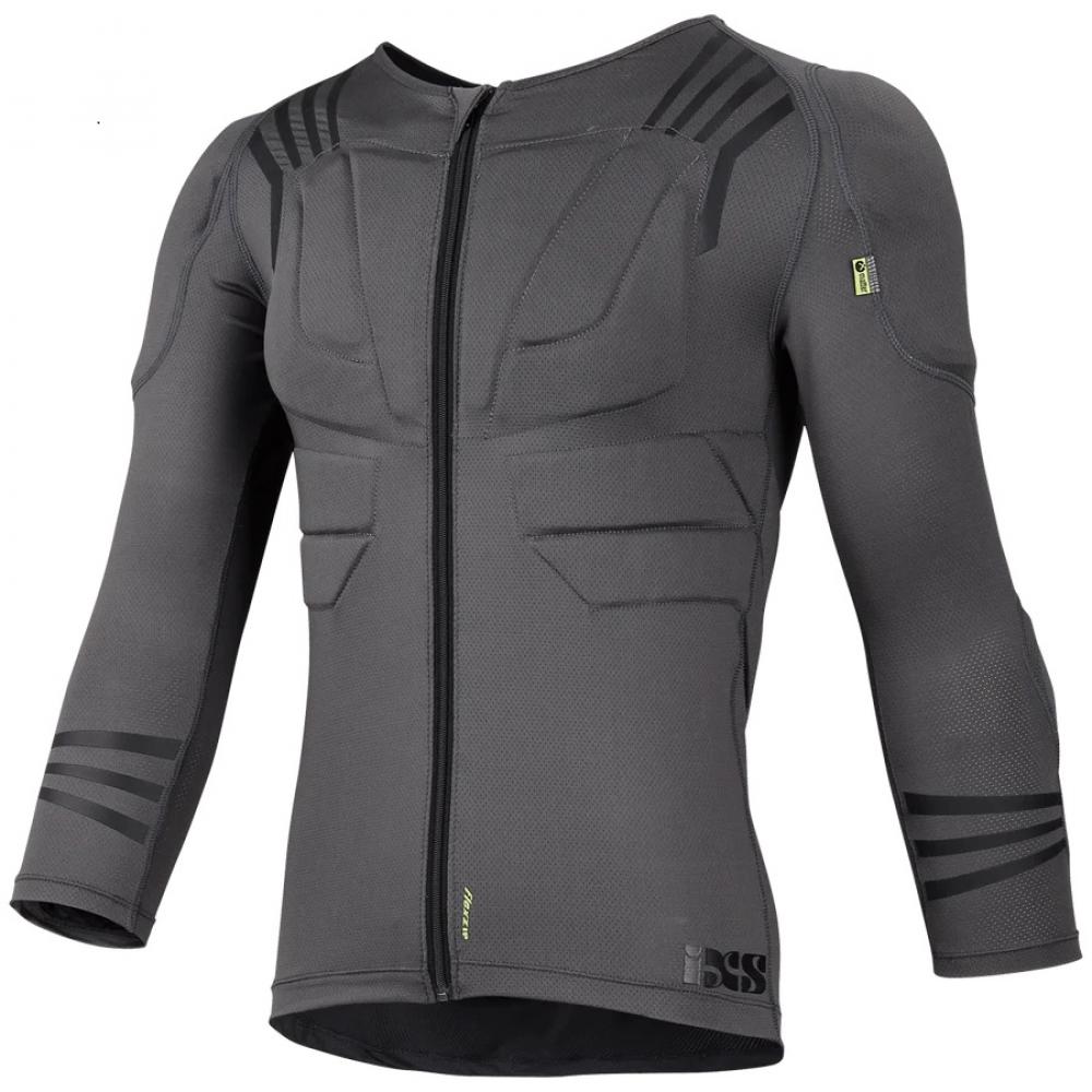 IXS Sports Division iXS Trigger upper body protective KL grey - leichter Oberkörper-Protektor mit Xmatter-Schutz