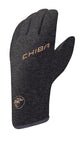 CHIBA All Natural Glove Light - Merino-Walk & Nappaleder, S, schwarz