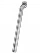Ergotec Patentsattelstütze 25 mm x 350 mm, Alu-silber, Safety-Level 2 - patentiertes 1-Schrauben-Klemmung, 18 mm Versatz, korrosionsschutz mit eloxierter Oberfläche