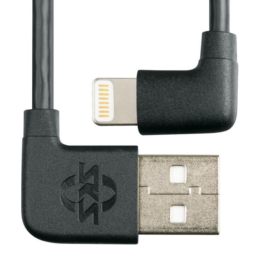 SKS GERMANY COMPIT Kabel iPhone Lightning  kurzes Ladekabel mit Winkelstecker, verbindet iPhone mit COM/UNIT Powerbank, ideal für unterwegs