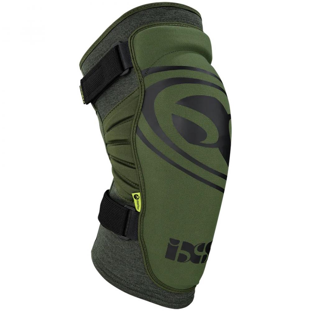 IXS Sports Division iXS Carve EVO+ knee guard XS olive - leichter Freeride-Knieschoner