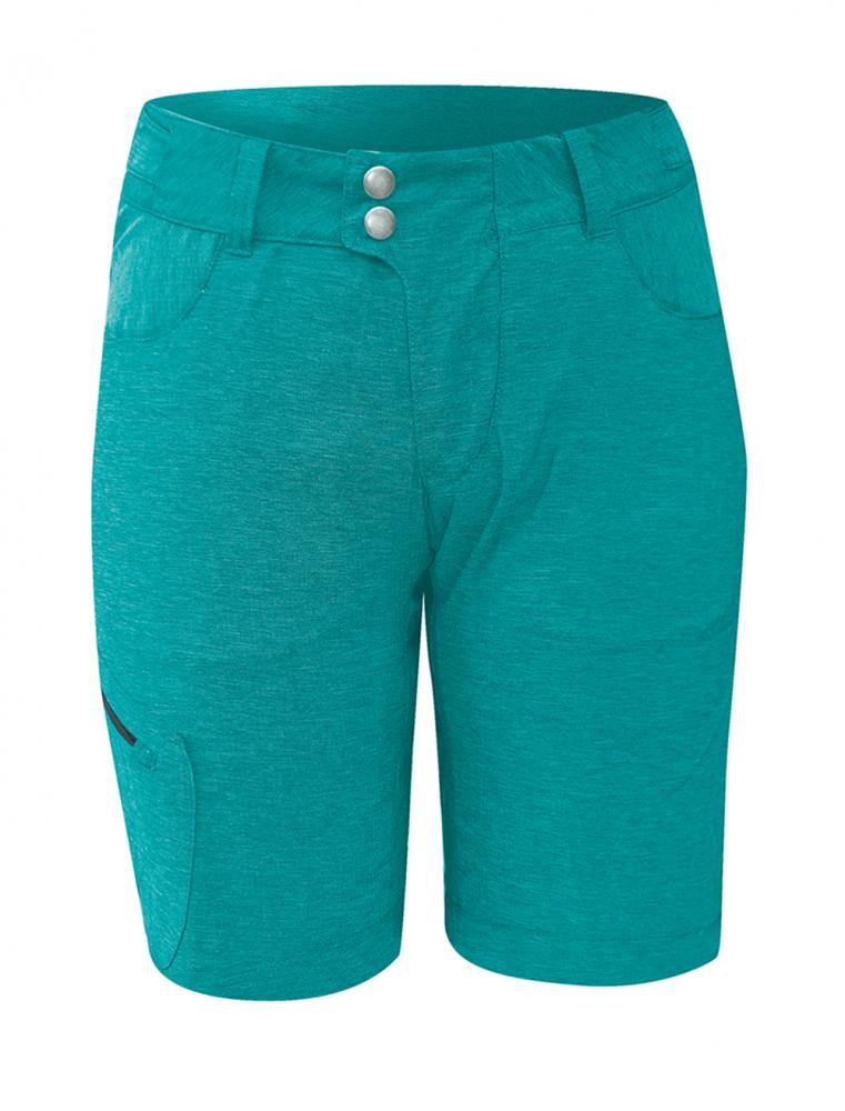 CHIBA Baggy Pants Kids - Radhose mit Innenhose, XS, türkis, atmungsaktiv