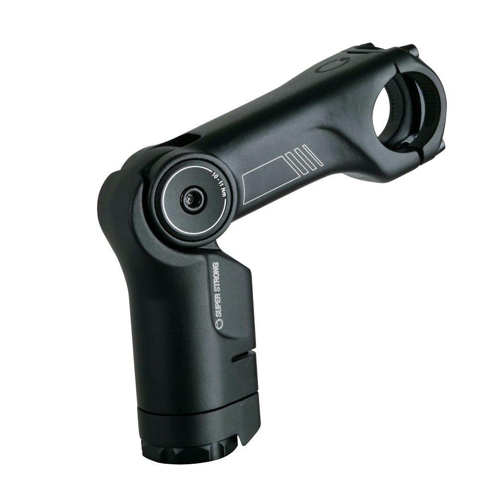 by,schulz Vorbau Alpha Pro SDS Super-Strong 80 mm schwarz - verstellbarer Ahead-Vorbau