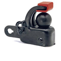 Hebie Anhängerkupplung F1 Set Schwarz - 40 kg Anhängelast - Sattelstützadapter - Anhaengerkupplung