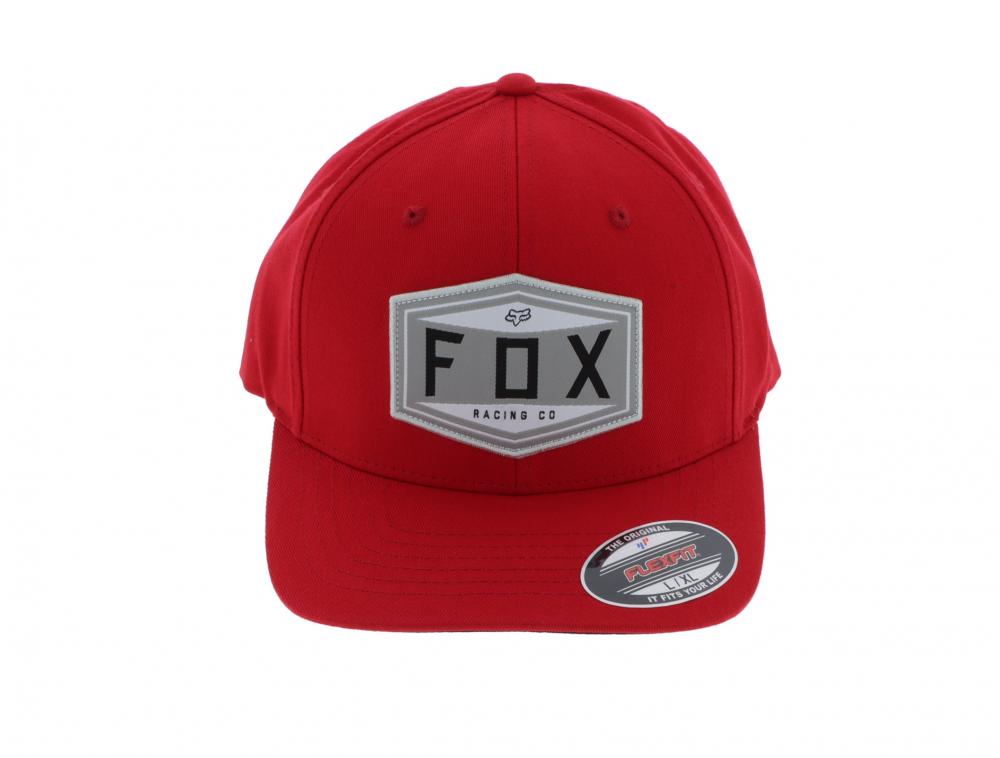 Fox Flexfit-Kappe Emblem rot Größe S/M