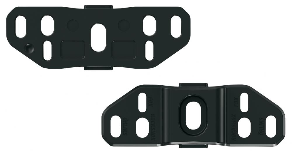 SKS Mudrocker Front Schutzblech für 27 - 5-29 MTB 59-76 mm Reifenbreite schwarz einfache Montage mit Adapter oder Klettstraps optimaler Spritzschutz 490 mm Länge
