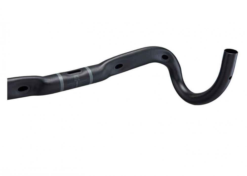 Ritchey Comp Streem Drop Lenker 31.8mm 40cmx128x73mm 5°/2° int. Zugverlegung bb schwarz