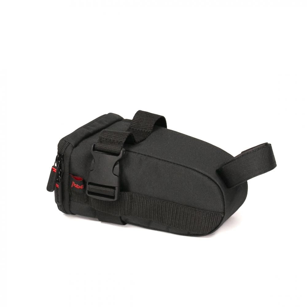 Haberland Tasche für Schlosskette mit Schloss- schwarz - sichere & formstabile Satteltasche