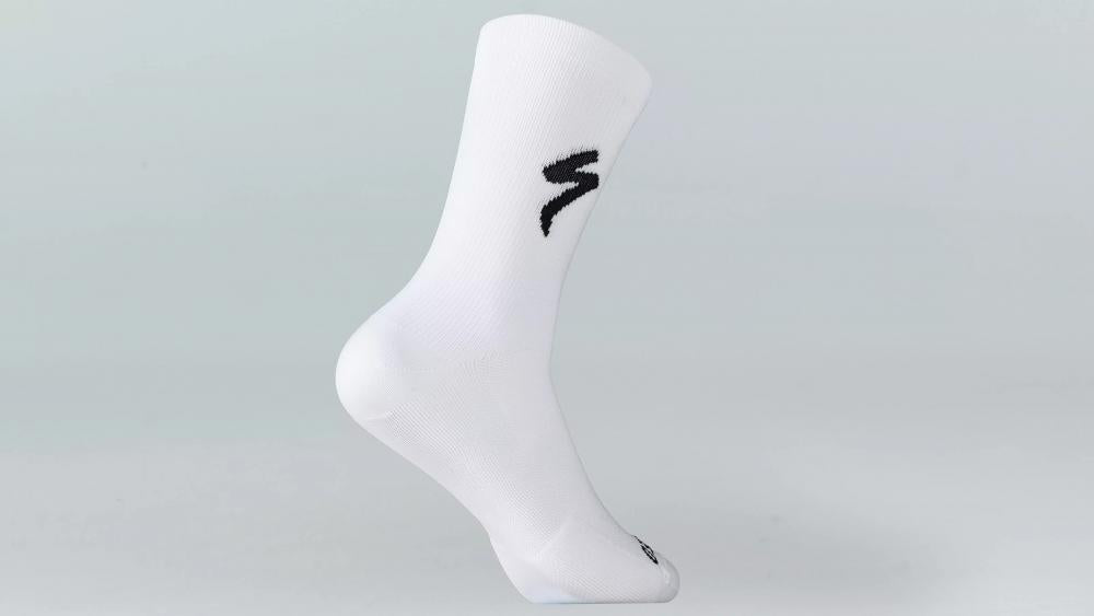 SOFT AIR TALL LOGO SOCK WHT/BLK XL - Socken - Bekleidung