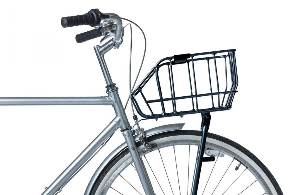 Basil Fahrradkorb Fahrradkorb Portland matt schwarz 43x36x22 cm