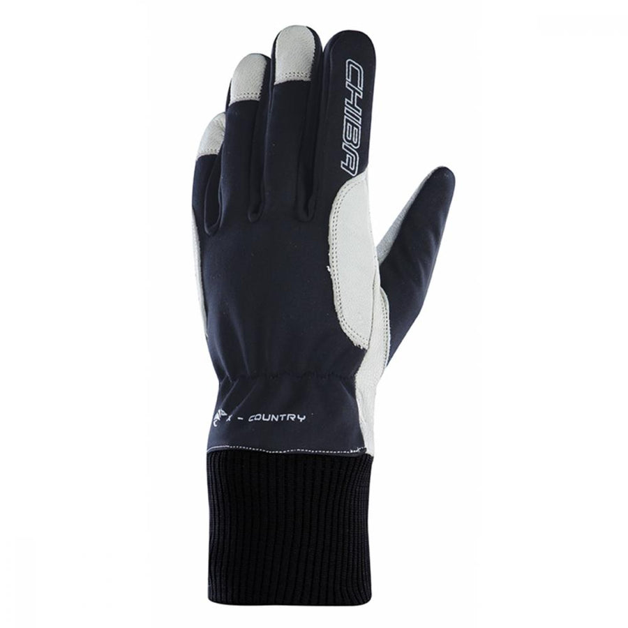 CHIBA Nordic Plus - winddichte, atmungsaktive Radhandschuhe dk.grau/sc, Gr. 6,5