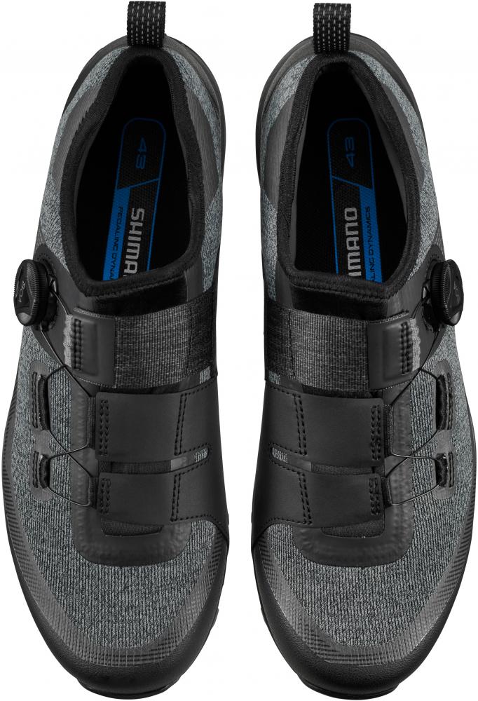 SHIMANO Fahrradschuhe ET701 Herren/Damen MTB FLATPEDAL Fahrradschuhe 44 Schwarz