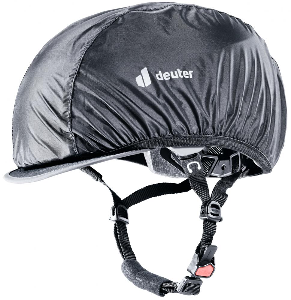 Deuter Helmet Cover Helmüberzug M Schwarz - Regenschutz für Fahrradhelme