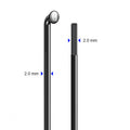 cnSpoke Speiche STD14C 294mm Ø=2,0mm 95° schwarz 100 Stück Edelstahl ohne Nippel