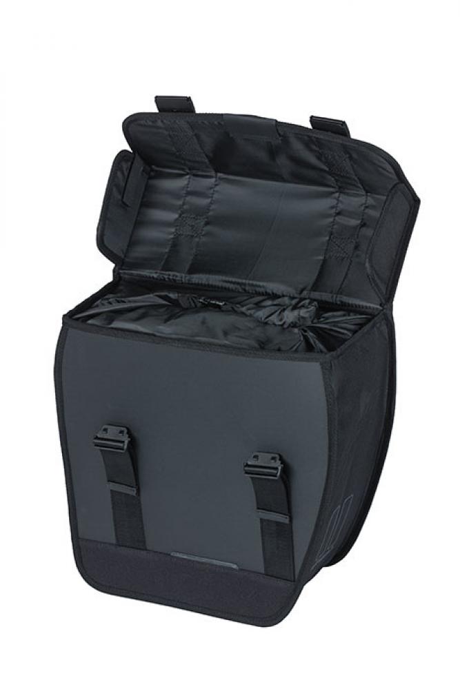 Basil Seitentasche Tour Waterproof Single rechts schwarz 34x14x34 cm 14l - Gepäckträgertasche - Fahrradtasche